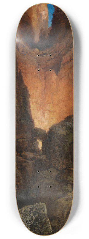 Thomas Moran - A Side Canyon, Grand Canyon of Arizona 8.25 inch art skate deck