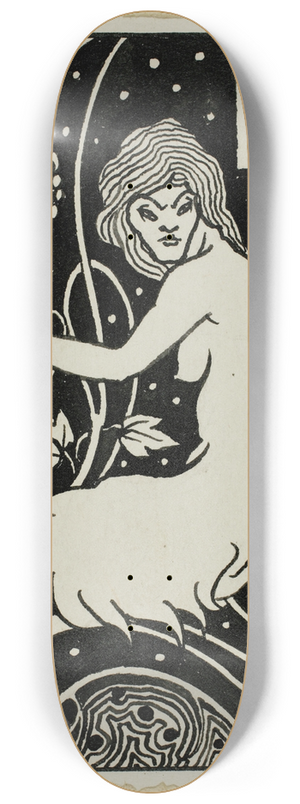 Aubrey Vincent Beardsley - Satyr 8.25 inch art skate deck