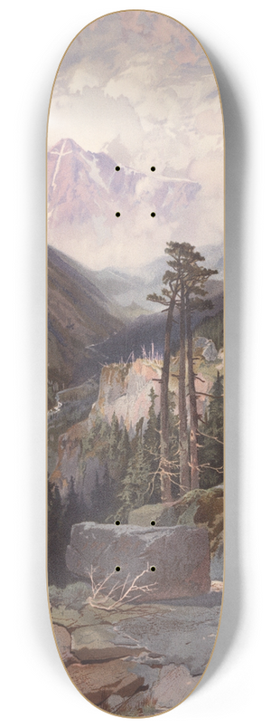 Thomas Moran - The Mountain of the Holy Cross, Colorado 8.25 inch art skate deck