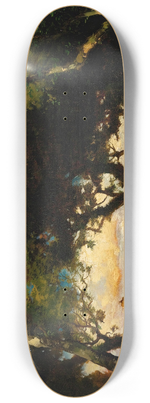 Thomas Moran - Under The Trees 8.25 inch art skate deck