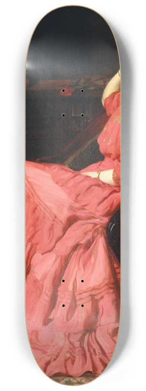 Thomas Pollock Anshutz - A Rose 8.25 inch art skate deck Thomas Pollock Anshutz - A Rose 8.25 inch art skate deck