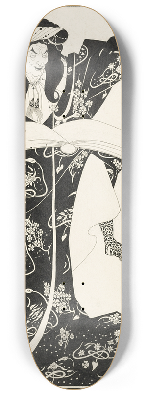 Aubrey Vincent Beardsley - Virgilius the Sorcerer 8.25 inch art skate deck