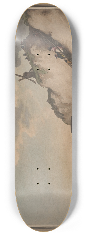 Thomas Rowlandson - Bathing machines 8.25 inch art skate deck Thomas Rowlandson - Bathing machines 8.25 inch art skate deck