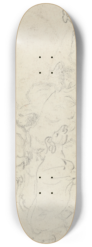 Thomas Rowlandson - Cattle 8.25 inch art skate deck