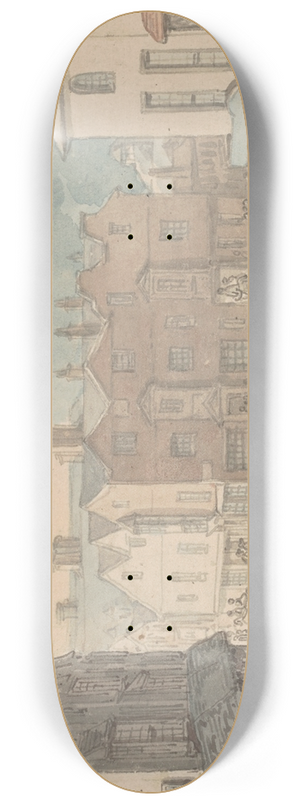Thomas Rowlandson - Soldiers at Exeter 8.25 inch art skate deck