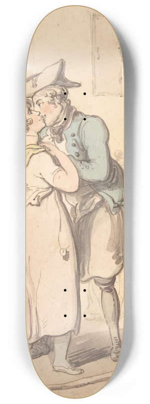 Thomas Rowlandson - The Sailors Return from Active Service 8.25 inch art skate deck
