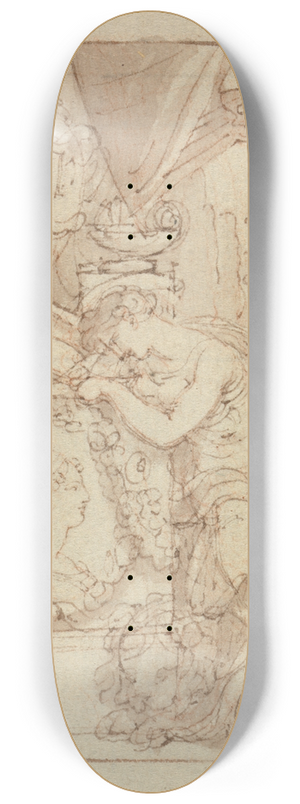 Thomas Stothard - Untitled 8.25 inch art skate deck