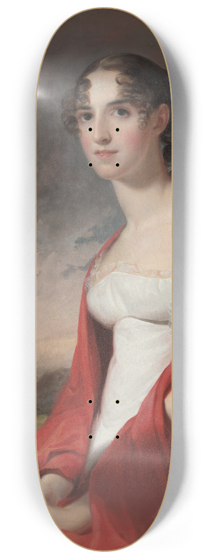 Thomas Sully - Portrait of Mary Sicard David 8.25 inch art skate deck