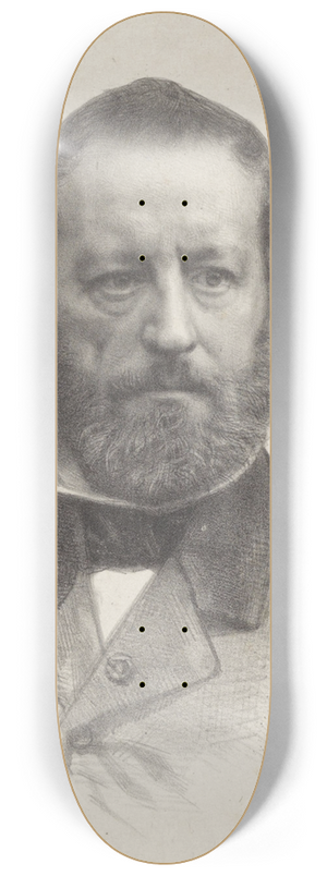 August Alleb - Portret van kunstenaar Wouter Verschuur 8.25 inch art skate deck