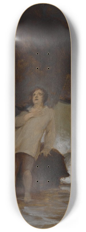 Thomas Sully - The Shipwreck of Robinson Crusoe 8.25 inch art skate deck