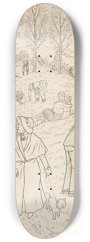 Thomas Theodor Heine - Epilog 8.25 inch art skate deck Thomas Theodor Heine - Epilog 8.25 inch art skate deck