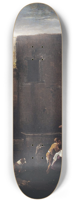 Thomas Wijck - Italian Courtyard 8.25 inch art skate deck
