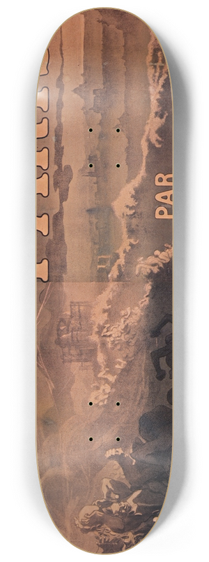 Thophile Alexandre Steinlen - Le Journal publie Paris par Emile Zola 8.25 inch art skate deck