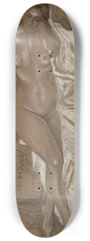 Thophile Alexandre Steinlen - Le repos du modle 8.25 inch art skate deck