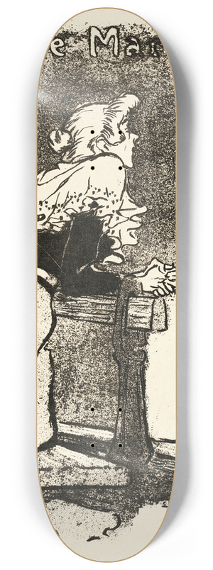 Thophile Alexandre Steinlen - Prire Marmitale 8.25 inch art skate deck