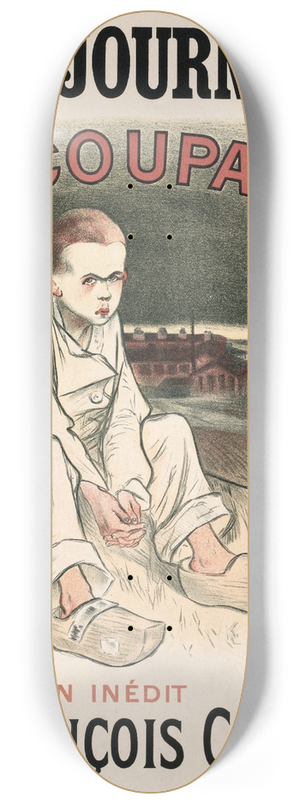 Thophile Alexandre Steinlen - The Culprit 8.25 inch art skate deck