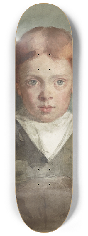 Thrse Schwartze - Portret van een jongetje met rood haar, van voren 8.25 inch art skate deck