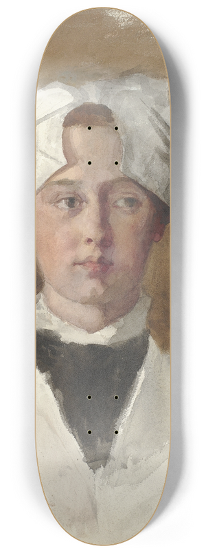 Thrse Schwartze - Portret van een weesmeisje 8.25 inch art skate deck