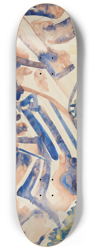 August Babberger - Berglandschaft 8.25 inch art skate deck