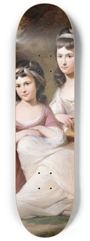 Tilly Kettle - Eliza and Mary Davidson 8.25 inch art skate deck