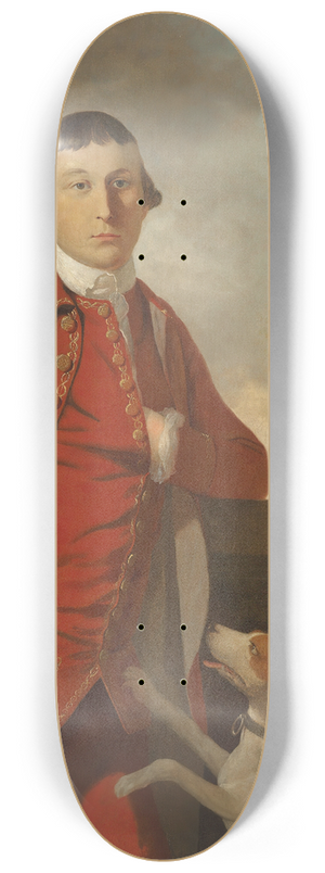 Tilly Kettle - Portrait of a gentleman, a member of the Oman family 8.25 inch art skate deck
