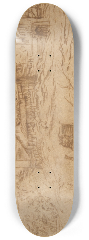 Titian - Landscape with a Goat 8.25 inch art skate deck Titian - Landscape with a Goat 8.25 inch art skate deck
