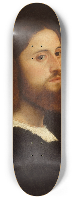 Titian - Portrait of a Man 8.25 inch art skate deck Titian - Portrait of a Man 8.25 inch art skate deck