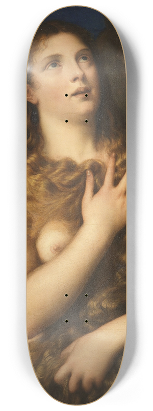 Titian - The Penitent Magdalene 8.25 inch art skate deck