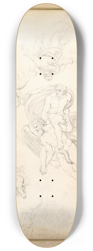 Tommaso Piroli - Last Judgment, after Michelangelo 8.25 inch art skate deck