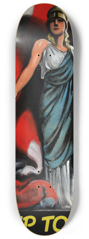 Tom Purvis - Its up to you! 8.25 inch art skate deck