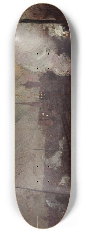 Tom Roberts - Evening train to Hawthorn 8.25 inch art skate deck