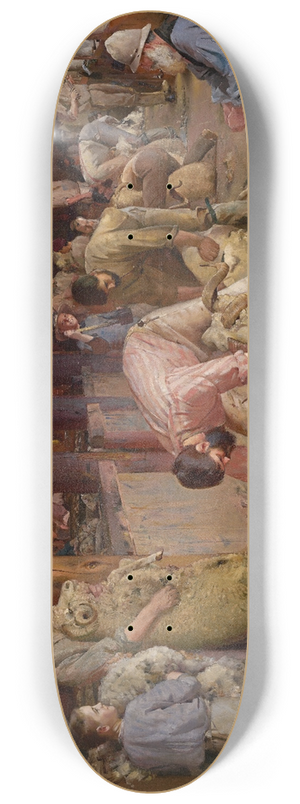 Tom Roberts - Shearing the rams 8.25 inch art skate deck