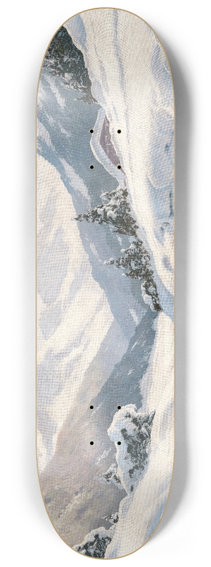 Toni Haller - A View of Arlberg 8.25 inch art skate deck