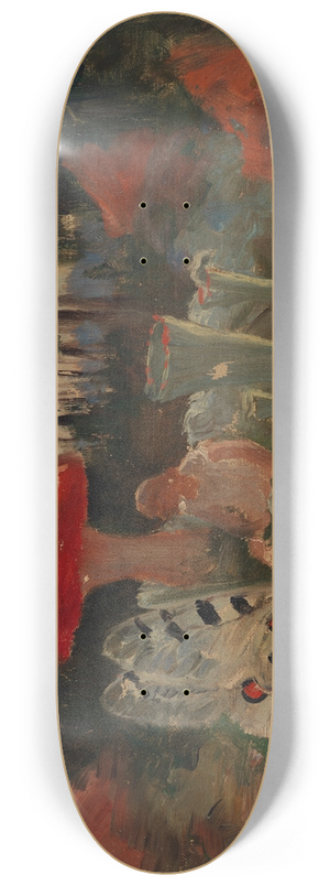 Torsten Wasastjerna - The Princess and a Butterfly Underneath a Fly Agaric 8.25 inch art skate deck