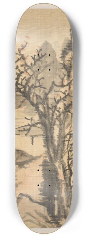 Totoki Baigai - Landscape 8.25 inch art skate deck