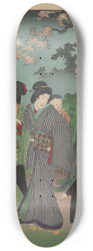 Toyohara Chikanobu - The Album of Nishikie Pl.16 8.25 inch art skate deck