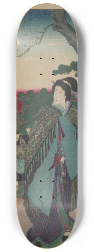 Toyohara Chikanobu - The Album of Nishikie Pl.25 8.25 inch art skate deck