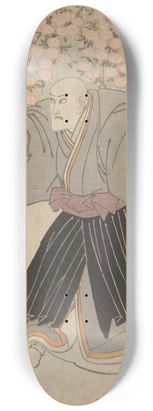 Toyokuni Utagawa - Actor Ichikawa Danjuro VII as Priest Seitaka 8.25 inch art skate deck