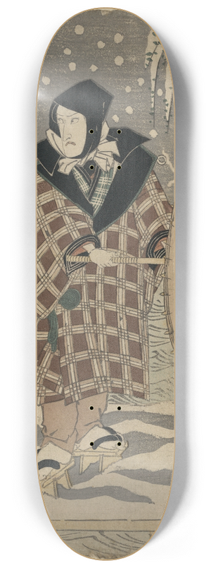 Toyokuni Utagawa - Ichikawa sansh 8.25 inch art skate deck