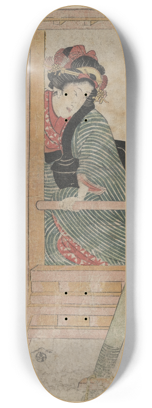 Toyokuni Utagawa - Sawamura Tanosuke no Oshichi 8.25 inch art skate deck