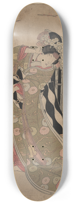 Toyokuni Utagawa - Segawa kikunoj no hashihime 8.25 inch art skate deck
