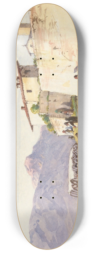 Truman Seymour - Italian LakesideView 8.25 inch art skate deck