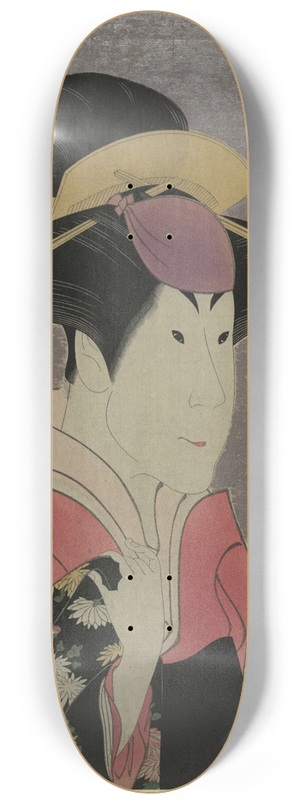 Tshsai Sharaku - Segawa tomisabur [as yadorigi, wife of ogishi kurando] 8.25 inch art skate deck