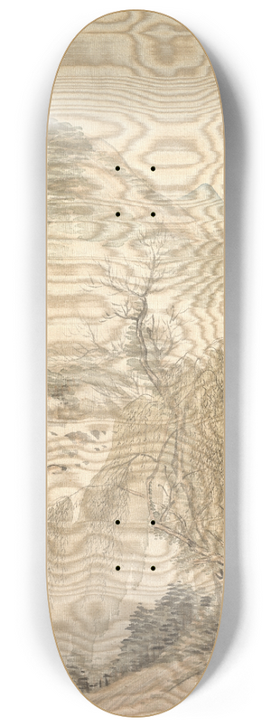 Tsubaki Chinzan - Willow and Waterfall 8.25 inch art skate deck Tsubaki Chinzan - Willow and Waterfall 8.25 inch art skate deck
