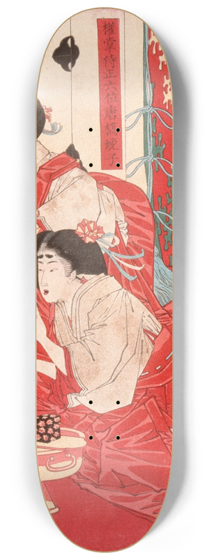 Tsukioka Yoshitoshi - Metal for Tooth Blackening 8.25 inch art skate deck