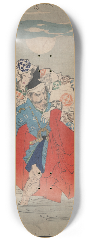 Tsukioka Yoshitoshi - Omori Hikoshichi 8.25 inch art skate deck