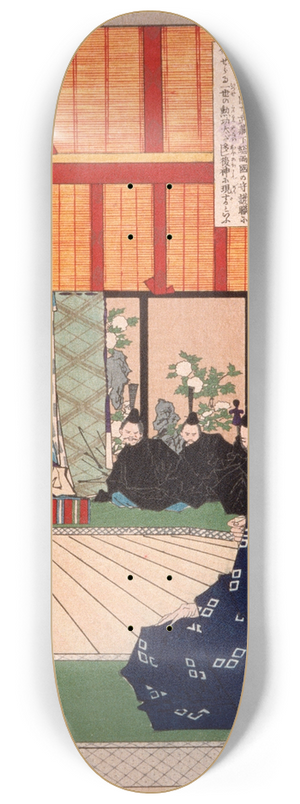 Tsukioka Yoshitoshi - Tawara Tda Hidesato in Audience with the Emperor 8.25 inch art skate deck