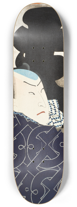 Tsukioka Yoshitoshi - The Actor Band Hikosabur V and the Mo troupe 8.25 inch art skate deck