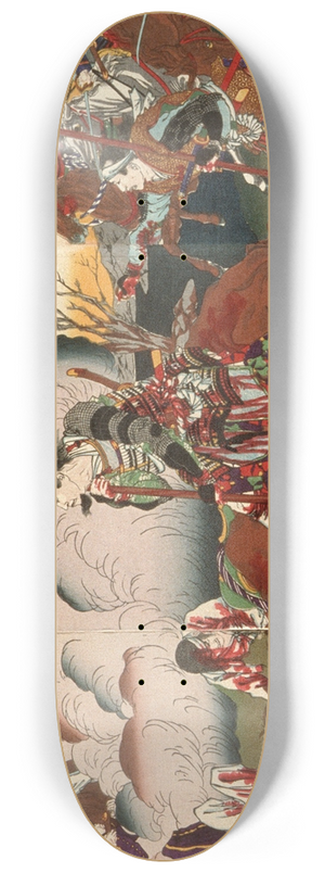 Tsukioka Yoshitoshi - The Death of Officer Murata 8.25 inch art skate deck