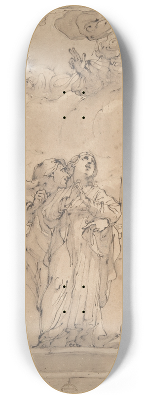 Ubaldo Gandolfi - The Presentation of the Virgin Mary in the Temple 8.25 inch art skate deck